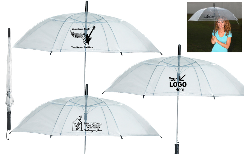 46" Arc Clear Umbrella